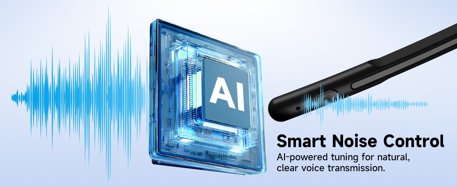 wireless headset with mic remote work bluetooth computer headphones office call center lightweight