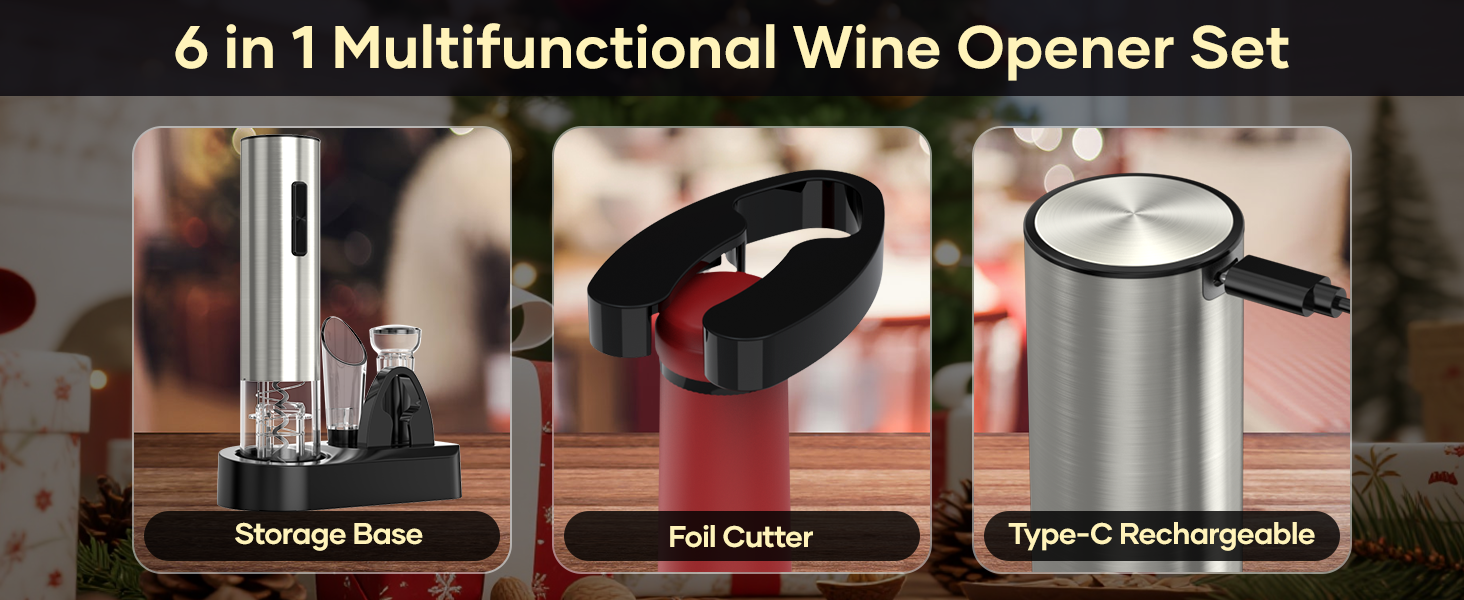 wine opener rechargable
