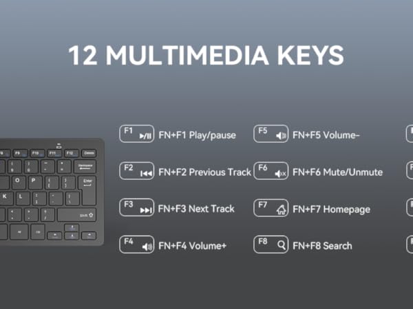 TECKNET Wireless Keyboard and Mouse Combo