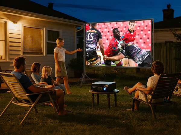 projector screen with stand