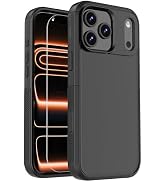 X-belmox Magnetic Case for iPhone 17 Pro Max Drop Proof, [Compatible with Magsafe] 3-Layers Prote...
