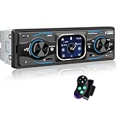 Alondy Single Din Car Radio Bluetooth with Touchscreen(2.2") Stereo USB &amp; Type-C Charge AUX TF