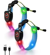 Taximi Rechargeable LED Armband for Running, High Visibility Reflective Running Lights for Runner...