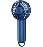 Portable Mini Fan, Powerful Handheld Fan with 3 Speeds, Small Hand Fan USB Rechargeable, Personal...