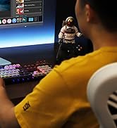 Yinker LCD Shortcut Stream Controller, 15-key All-in-one Stream Trigger Key Console for Desktop P...