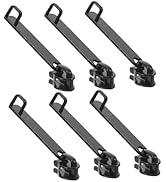 Angoily Zipper Repair Kit, 6PCS Double Layer Universal Luggage Zipper Pull Replacement Slider for...