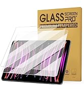 Junfire [2 Packs] Matte Tempered Glass Screen Protector for iPad Pro 12.9 (2022/2021/2020/2018), ...