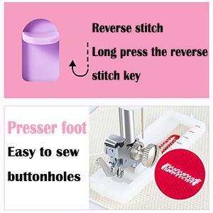 Reverse stitch