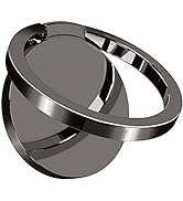 Ultra Slim Phone Ring Holder, Tomorotec Thin Cell Phone Ring Stand for Magnetic Car Mount with Bl...
