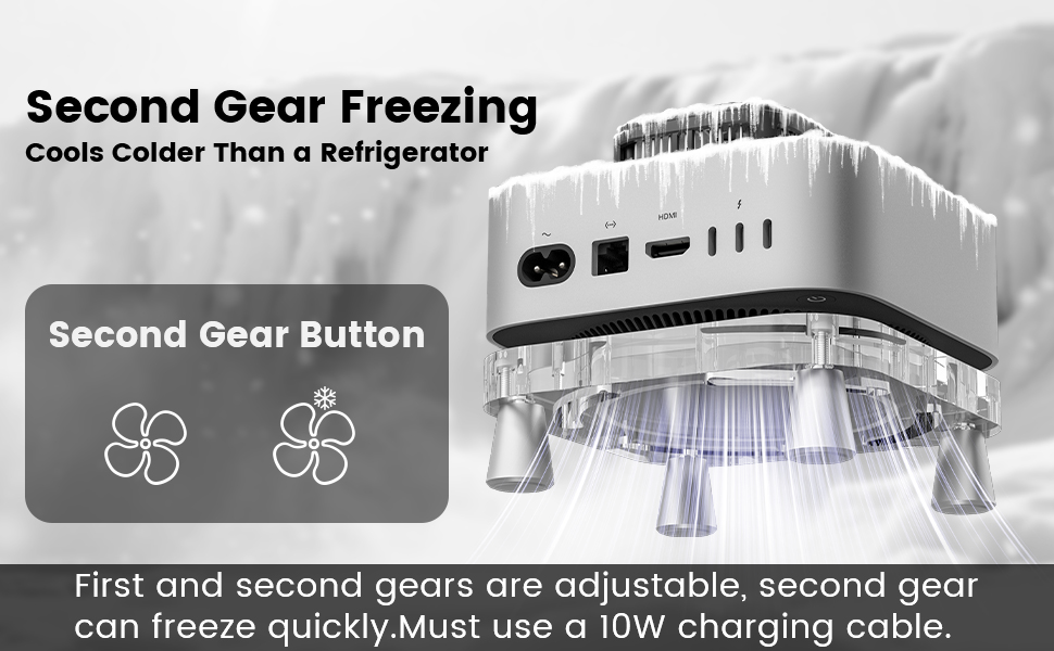 mac mini M4 Pro stand accessories mount cooling Cooler Acrylic Desktop Holder Magnetic