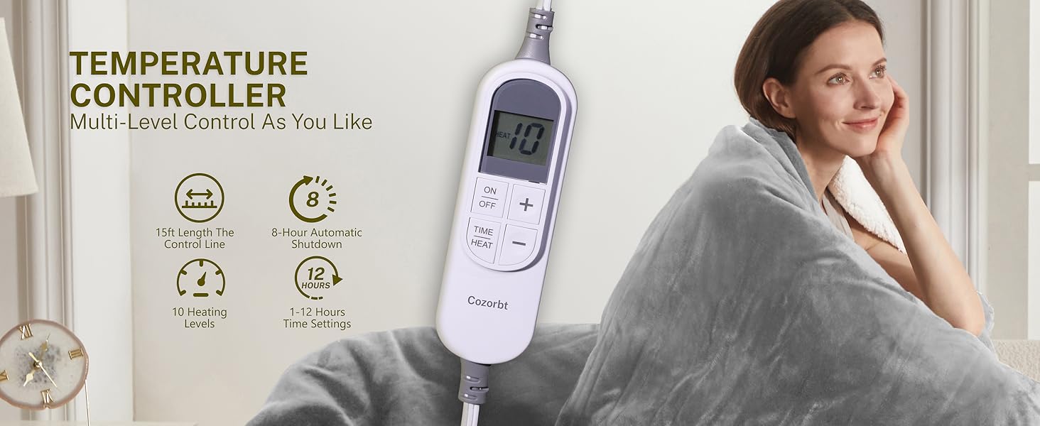 Cozorbt Electric Blanket