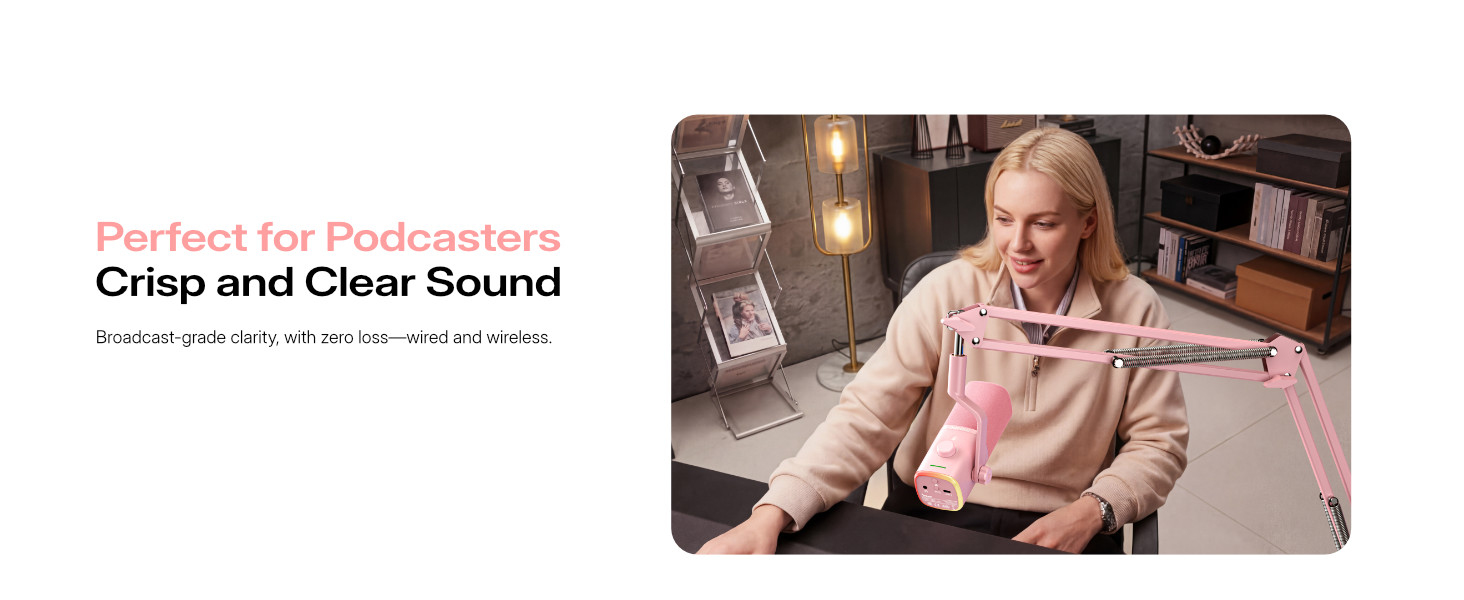 wireless podcasting microphone