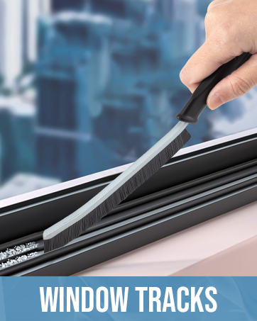 3 Pcs Hard Bristle Crevice Cleaning Brush