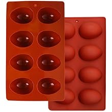 Egg Shape Silicone Molds, 8-Cavity Food-grade Baking Mold 