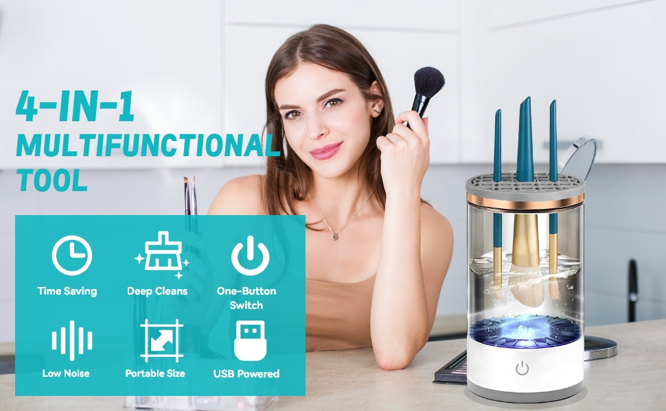 Electric Makeup Brush Cleaner