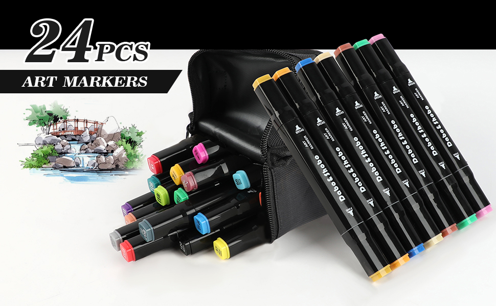 24pcs art markers