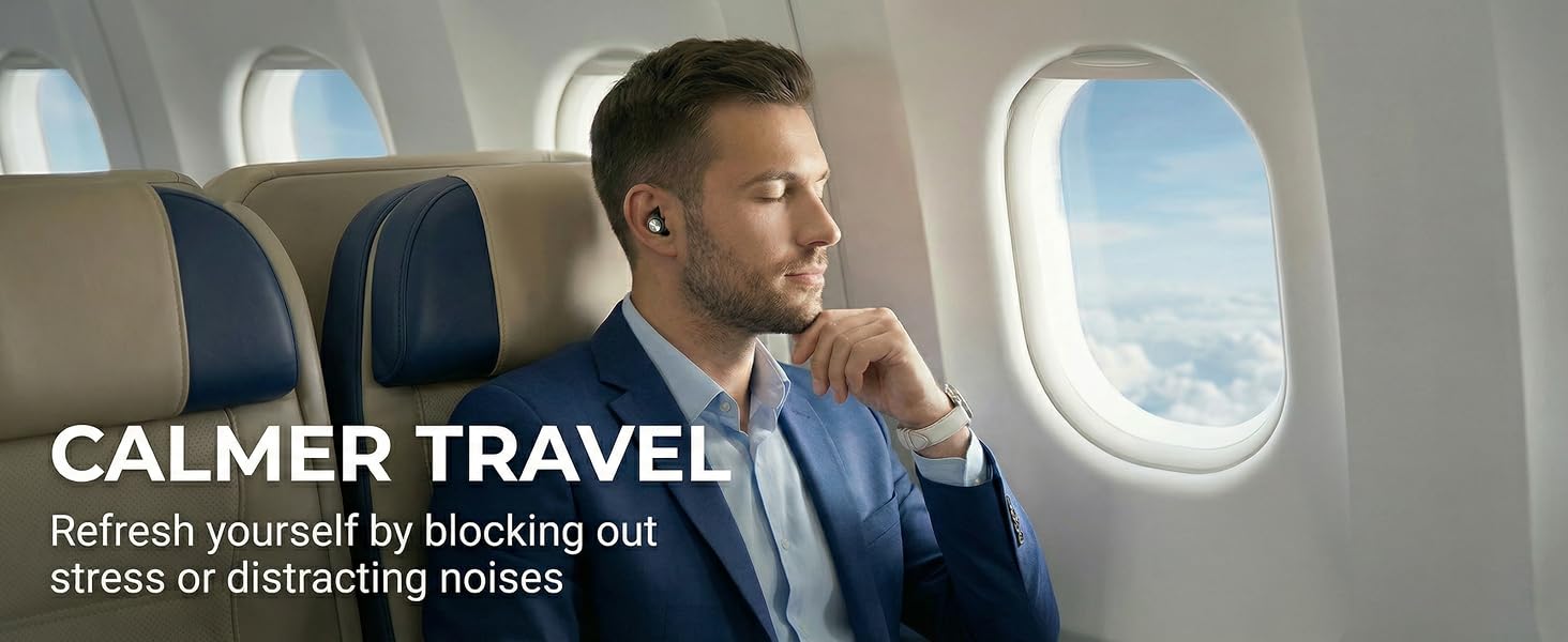 Ear Plugs for Sleeping Noise Cancelling,Ultra-Comfy Noise Reduction for Side Sleepers