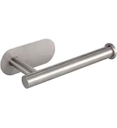 Toilet Paper Holder Self Adhesive, Eolax Toilet Roll Holder no Drilling for Bathroom Washroom, Ti...