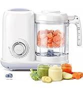 AMZBABYCHEF Baby Food Maker, 4 in 1 Baby Food Processor and Steamer, Puree Blender, Multifunction...