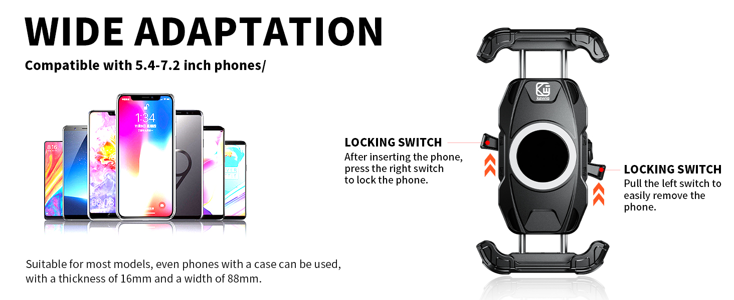 motorcycle phone holder anti vibration