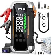 UTRAI 6000A Jump Starter with Air Compressor 150PSI &amp; Air Blower, PD 30W Power Bank, 12V Battery ...