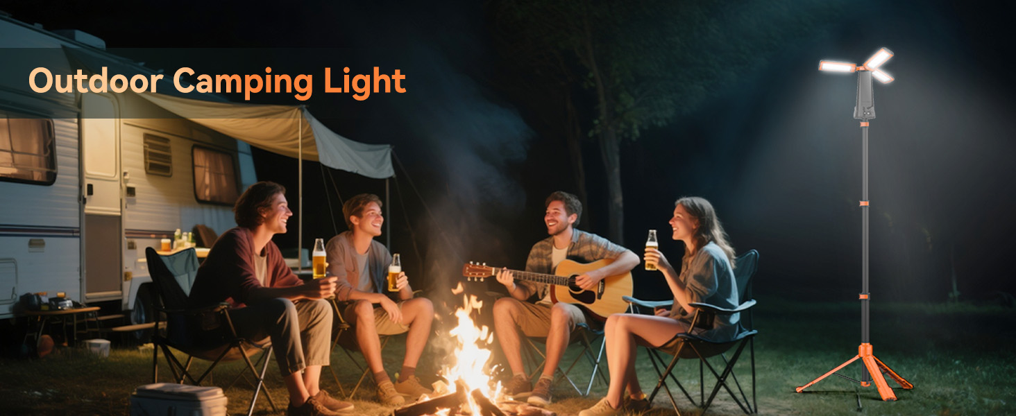 Rechargeable Camping Light with Stand