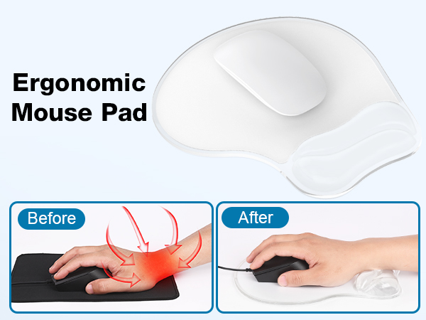 wrist support mouse pad