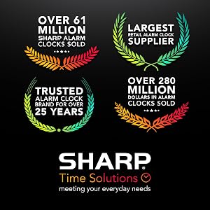 Sharp trust alarm clock peakeep dependable long lasting