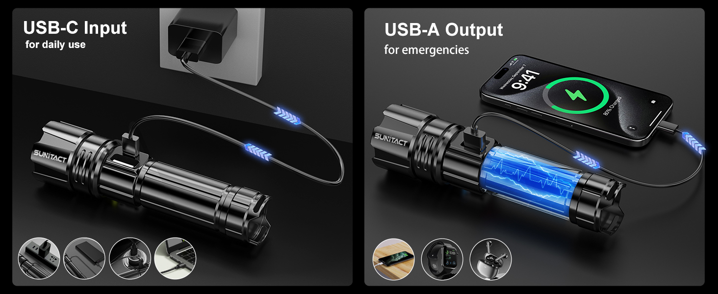 flashlight rechargeable