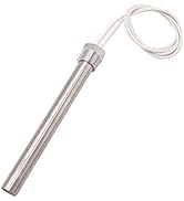 DERNORD Immersion Cartridge Heater 240V 500W Hot Rod Heating Element Replacement 1/2 Inch Thread ...