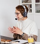 Over Ear USB headphone with mic, USB-C headphone with microphone