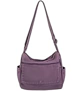 Zlineviy Canvas Messenger Bag for Women Men Crossbody Tote Bag with Multiple Pockets Vintage Satchel