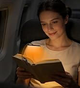 Ideal as a travel clip-on reading light for planes, trains, and hotel rooms
