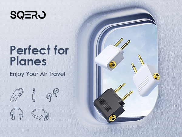Airplane Headphone Jack Adapter