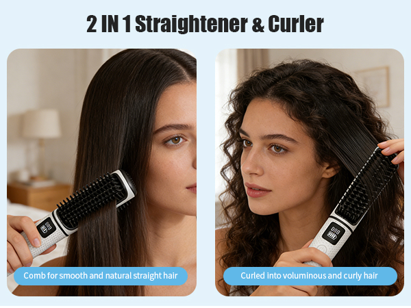 2 IN 1 Straightener &amp;amp;amp; Curler