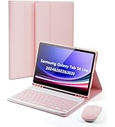 TUNKARMOR Case Keyboard for Samsung Galaxy Tab S6 Lite 10.4 inch 2024 2022 2020 Built-in Pencil H...