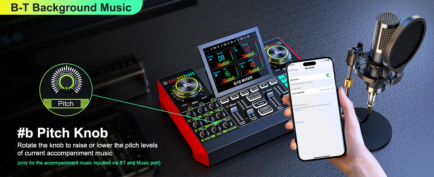 music recording equipment
