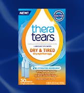 TheraTears Dry &amp; Tired Preservative-Free Eye Drops for Dry Eye Relief and Daily Eye Care, 30 Sing...