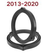 RED WOLF 6.5 Inch Front Rear Door Speaker Adapter Compatible with Ford 2013-2020 Mustang Fusion F...