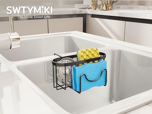 Sponge Holder for Kitchen Sink Kitchen Sink Caddy Hanging Sponge Caddy Organizer