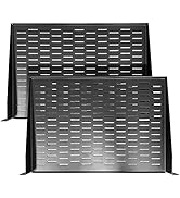 AxcessAbles 1U Vented Server Rack Shelf | 1U Universal Rack Shelf with Protective Edges for 19" A...
