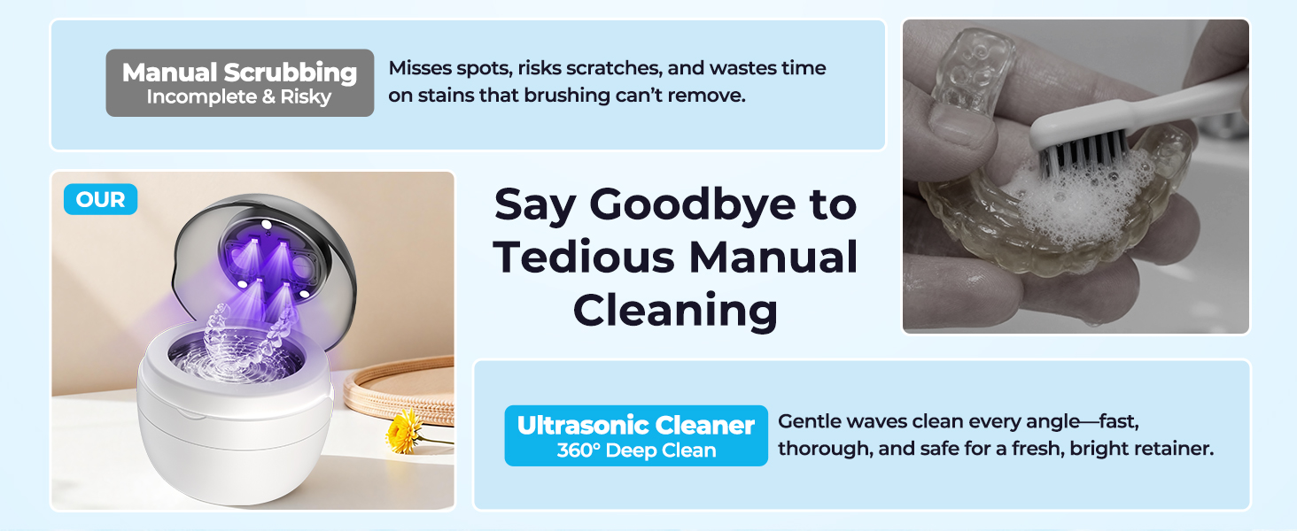 ultrasonic retainer cleaner machine