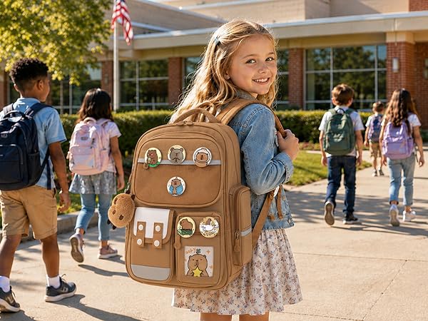 Cartoon Backpack for Girls