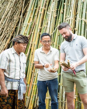 bamboo wind chime chimes wooden wood outside outdoor windchimes deep tone windchime home decor
