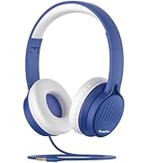 TuneFlux Upgraded Kids Headphones, Wired Toddler Headsets, 85dB Limited Volume On Ear Headphones,...