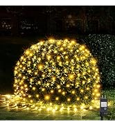 WBao Outdoor Christmas Lights, 360LED 11.5ft x 6.9ft Net Lights with 8 Modes, Timer, UL Certified...
