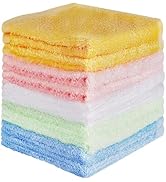 ZHAYAO 10 Pack Microfiber Wash Cloth, 10x10 Inch Highly Absorbent and Soft Feel Fingertip Towels,...