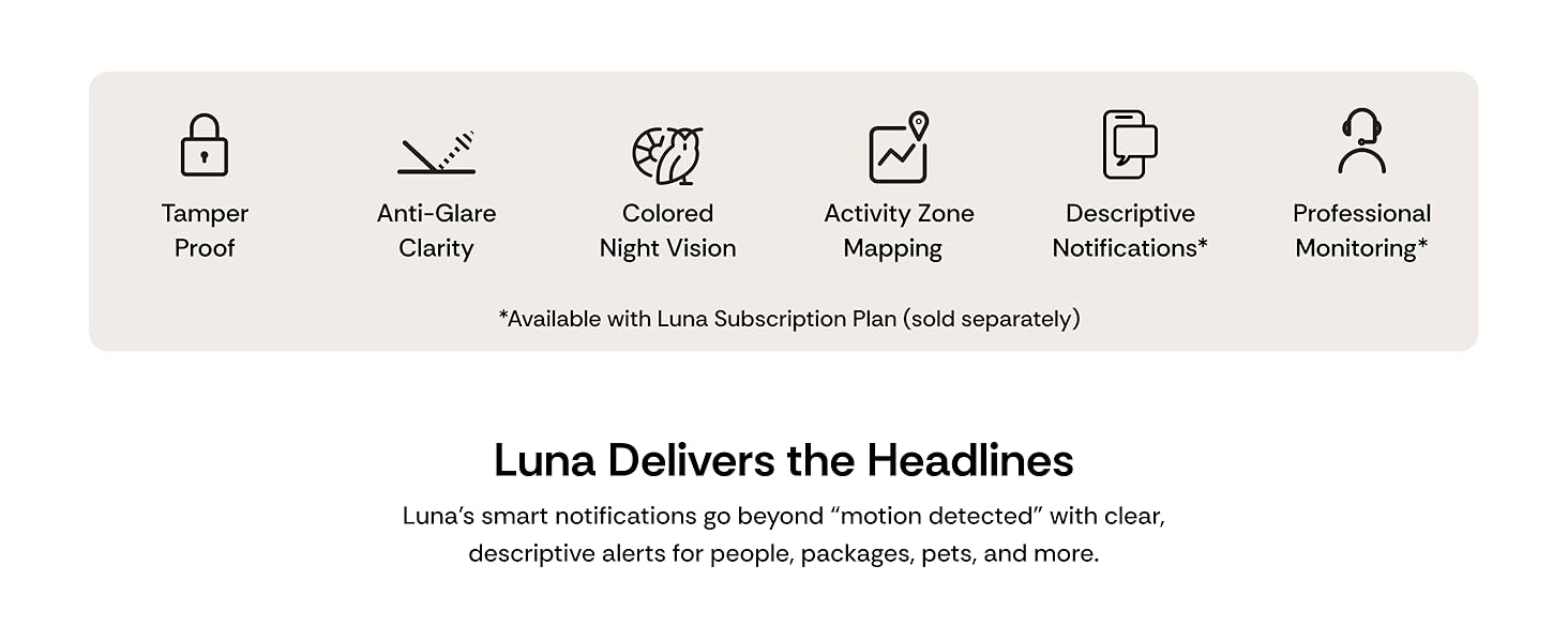 Window Camera – 2K Glass-Mount Wired Indoor WiFi Camera for Outdoor Monitoring