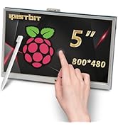 iPistBit 5'' Raspberry Pi Screen, Touchscreen Monitor 800x480 HDMI Mini Monitor for Raspberry Pi ...