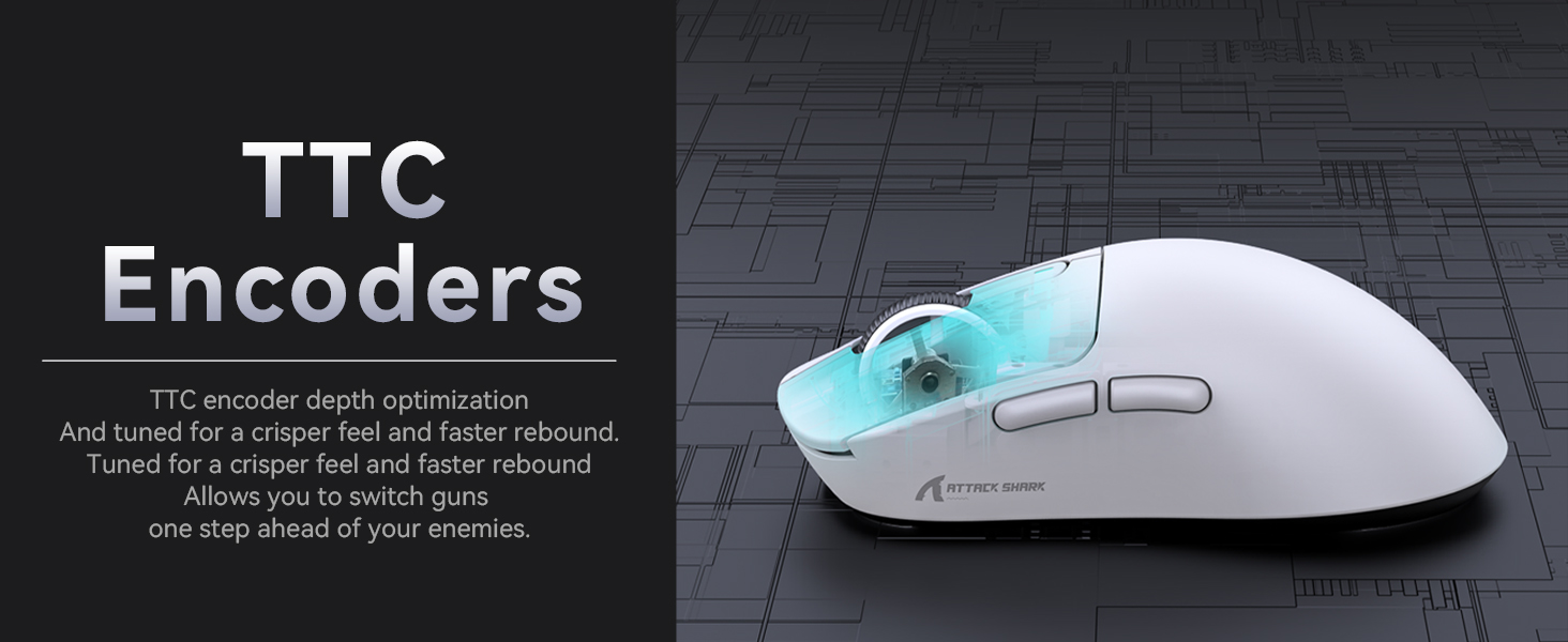 Wireless Gaming Mouse,Ergonomic Computer Mouse Optical Sensor Programmable Buttons for PC/Laptop/Mac